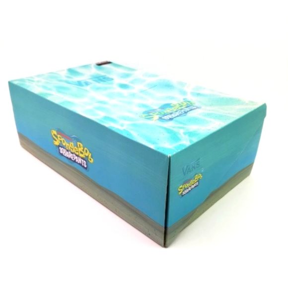 Vans X SPONGEBOB SK8-Hi 38 DX Shoes Blue Sea Canvas Sneakers VN0A32QGZAW - Picture 12 of 13
